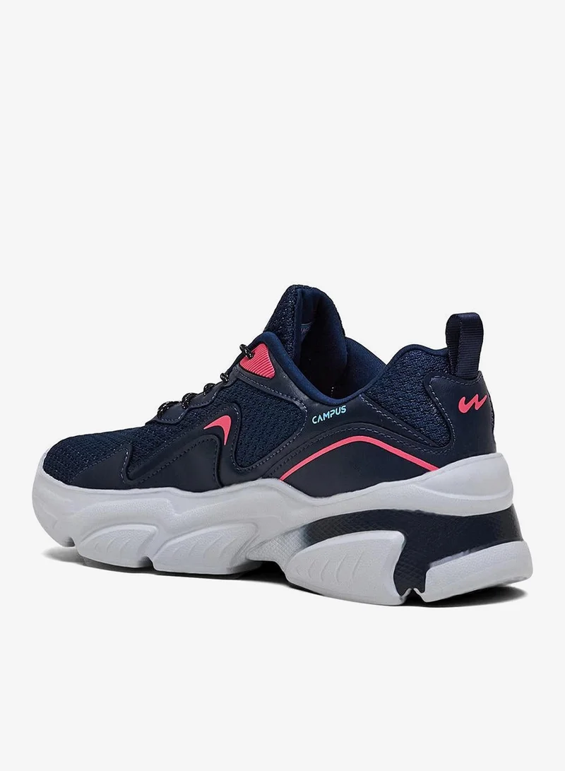 CAMPUS Navy/Pink Women’s Low Top Sneakers – Cool Urban Design with Memory Foam for All-Day Comfort for Women | Best Price UAE